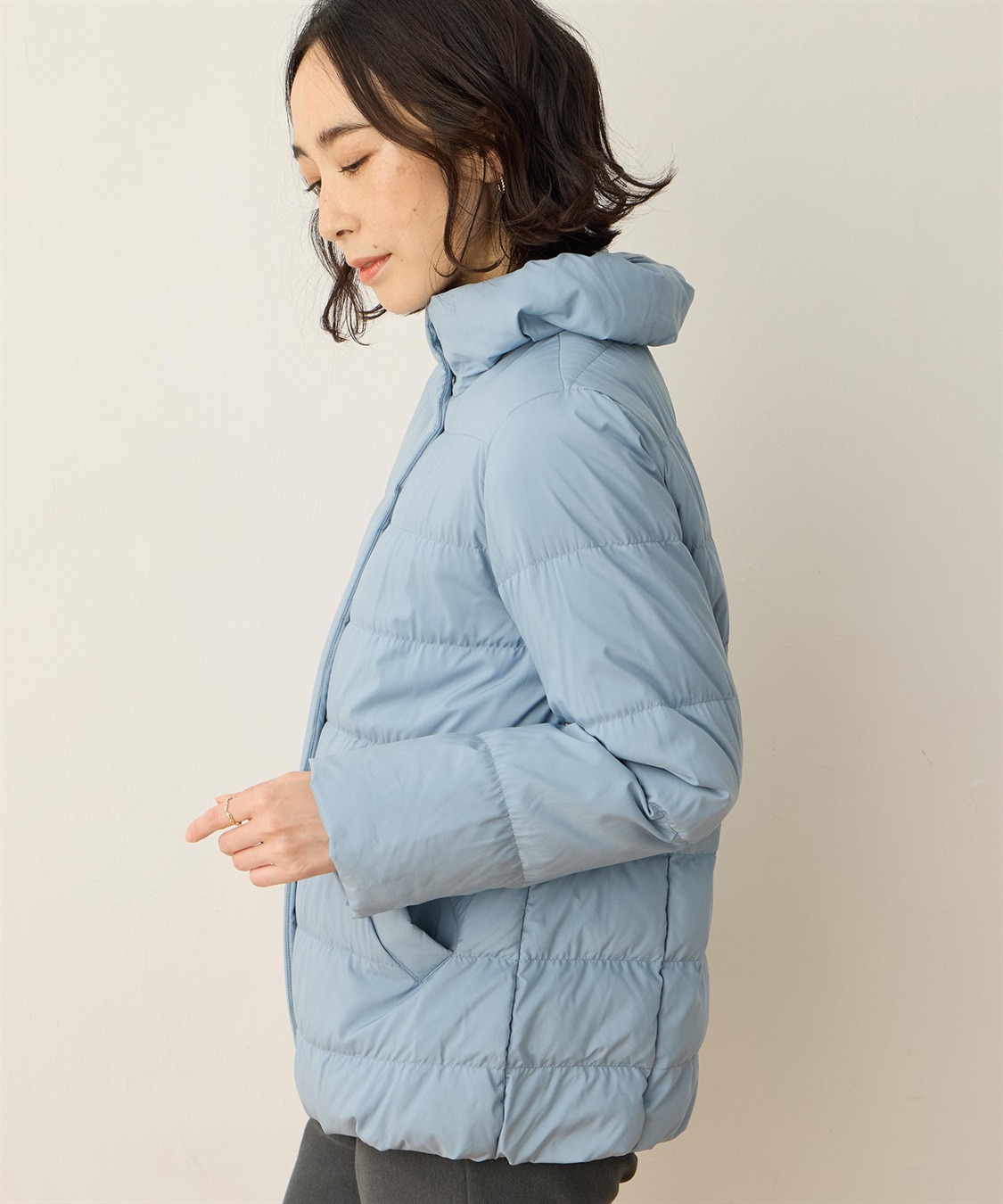 ショートダウンコート【はっ水・ハンドウォッシャブル】 DECOY｜クロス