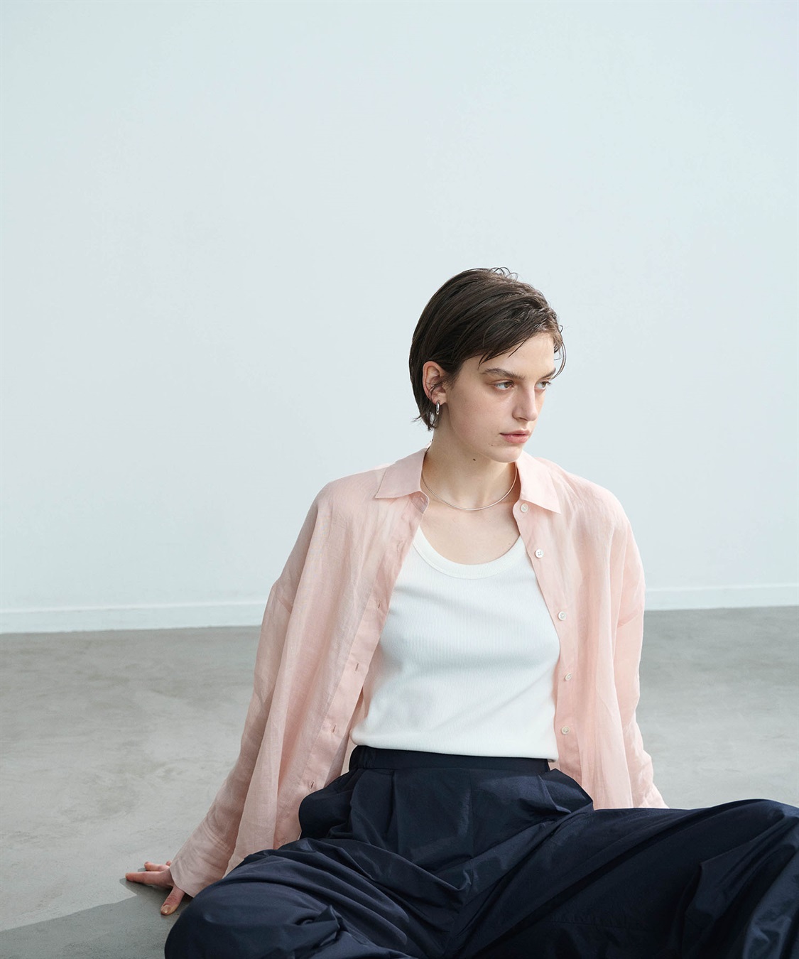 麻シアーシャツ N.O.R.C｜クロスプラス公式通販サイト