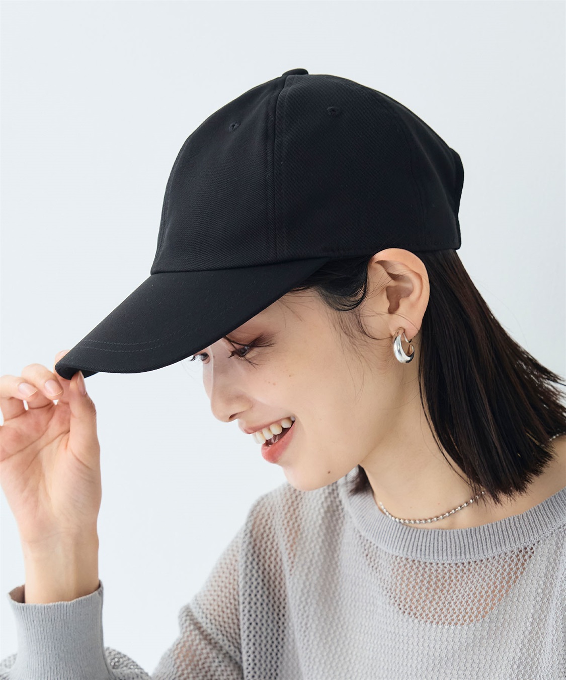 UV99％以上カット》エブ楽 遮光ベーシックキャップ CROSS FUNCTION