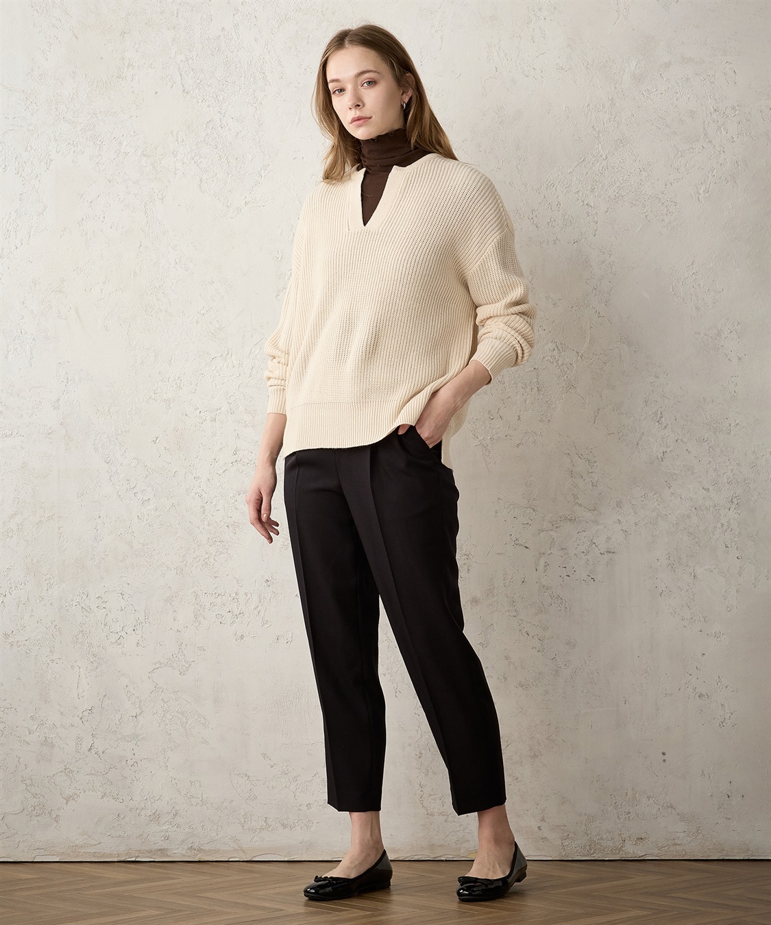 スキッパーニットプルオーバー LE SOUK HOLIDAY｜クロスプラス公式通販