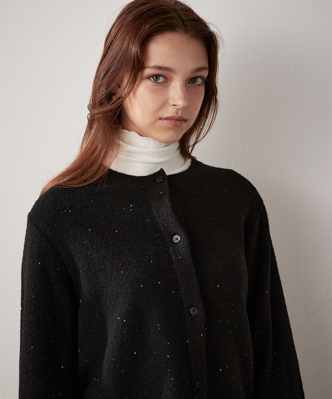 スパンコール ニットカーディガン LE SOUK HOLIDAY｜クロスプラス公式