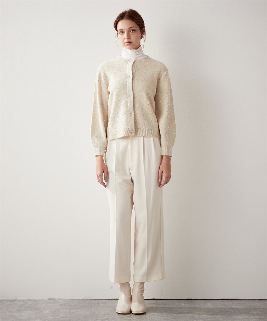 スパンコール ニットカーディガン LE SOUK HOLIDAY｜クロスプラス公式