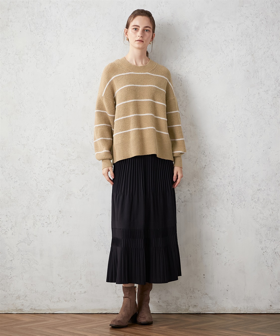 ボーダーニットプルオーバー LE SOUK HOLIDAY｜クロスプラス公式通販サイト