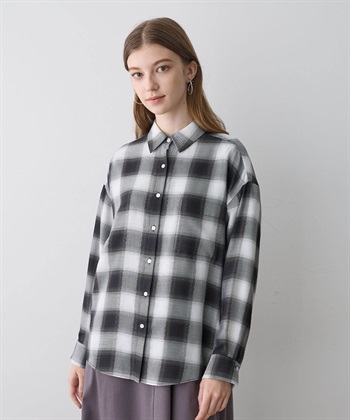 シアーチェックシャツ LE SOUK HOLIDAY｜クロスプラス公式通販サイト
