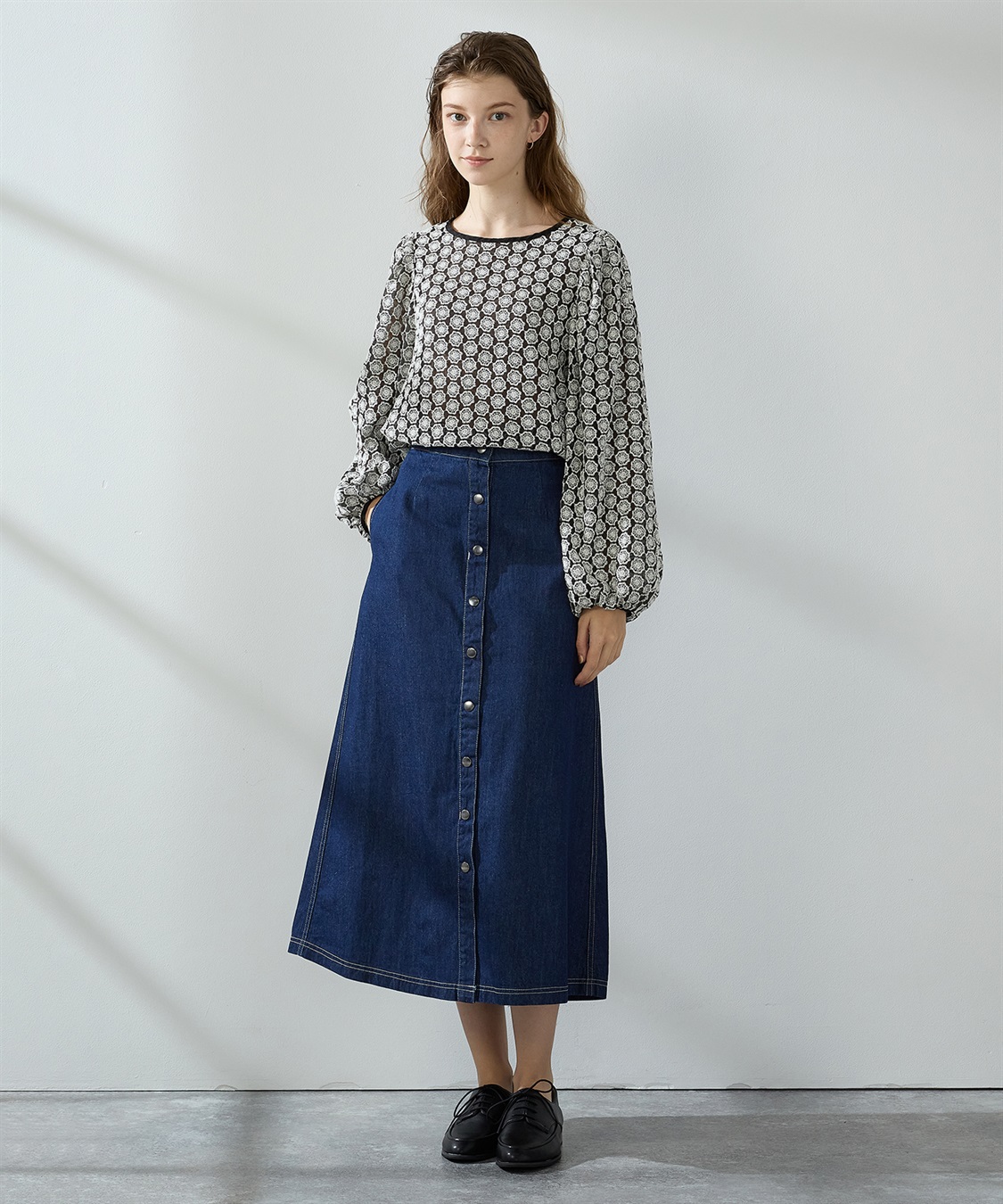 デニムスカート LE SOUK HOLIDAY｜クロスプラス公式通販サイト