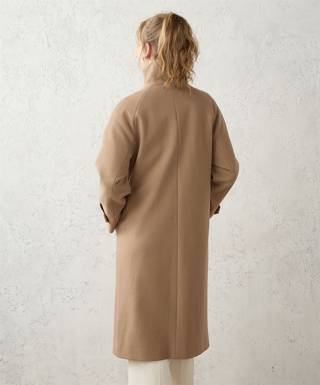 スタンドカラーロングコート LE SOUK HOLIDAY｜クロスプラス公式通販サイト