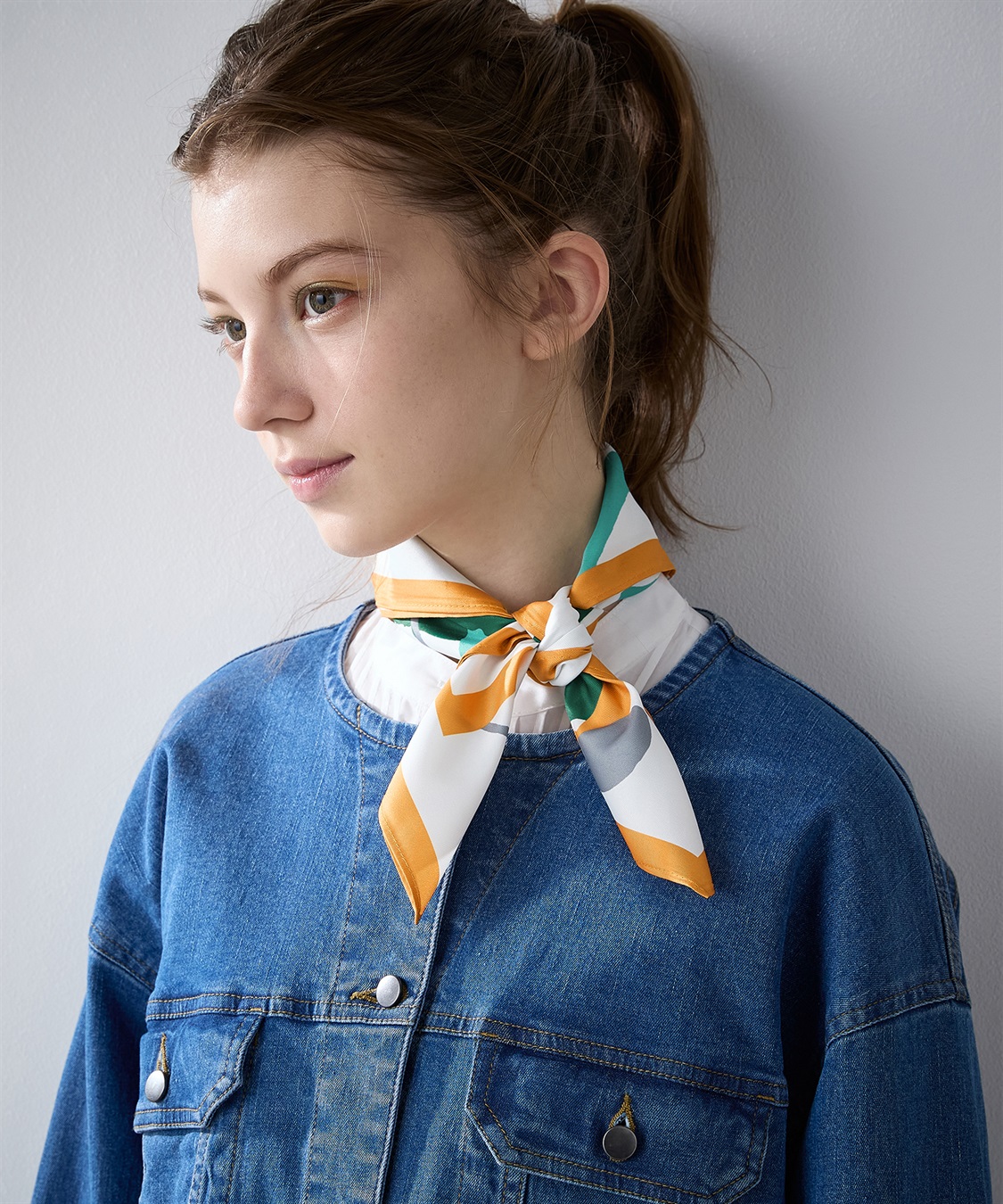 幾何柄スカーフ LE SOUK HOLIDAY｜クロスプラス公式通販サイト