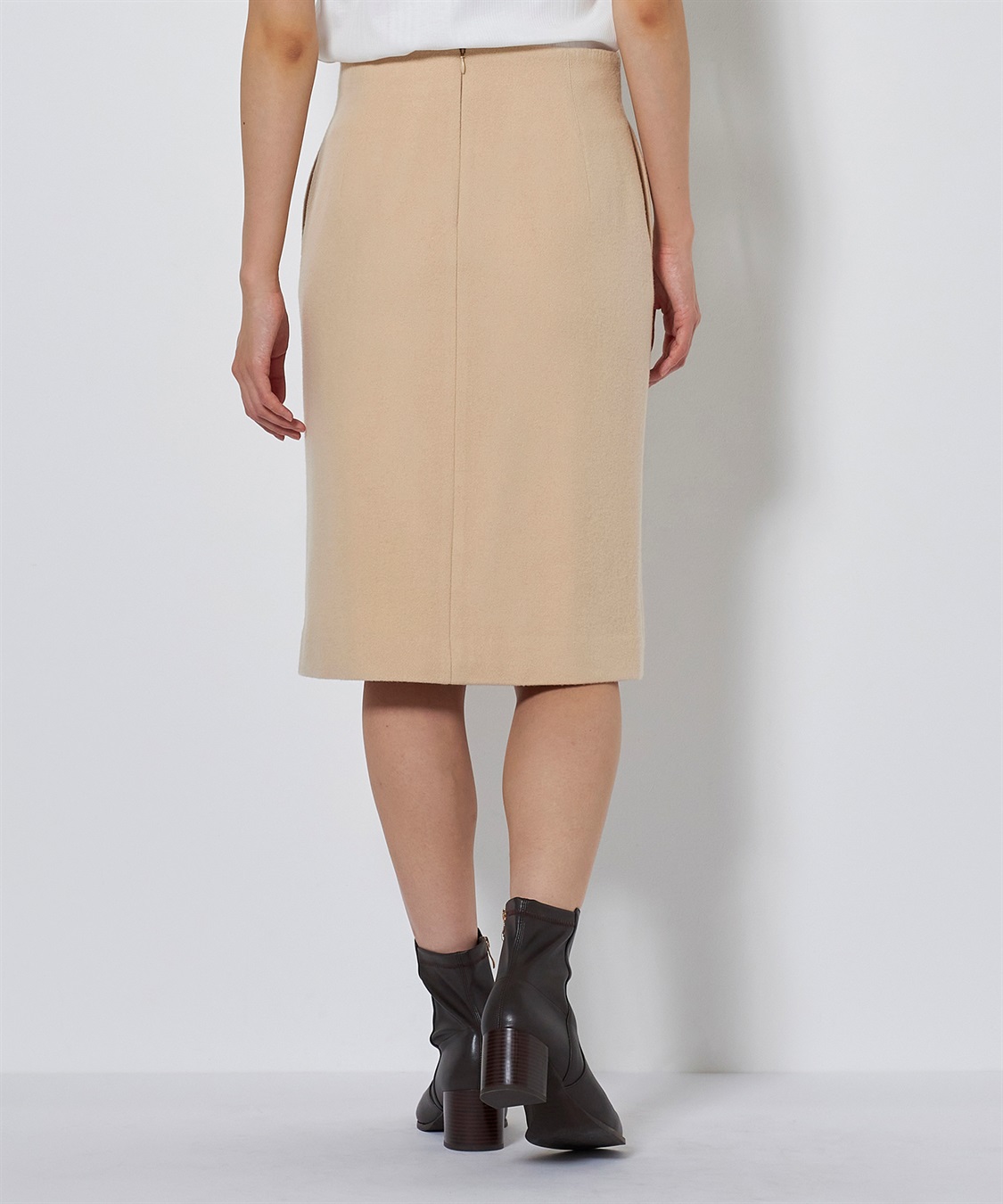 ニットステッチメルトンスカート 49AV JUNKO SHIMADA｜クロスプラス