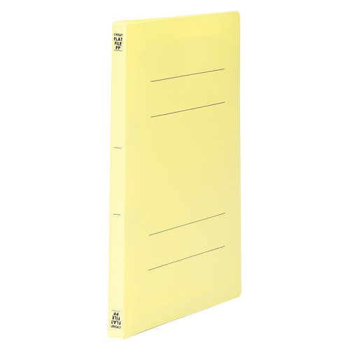 クラウン PPフラットファイル A4判タテ型（PP表紙）（背幅