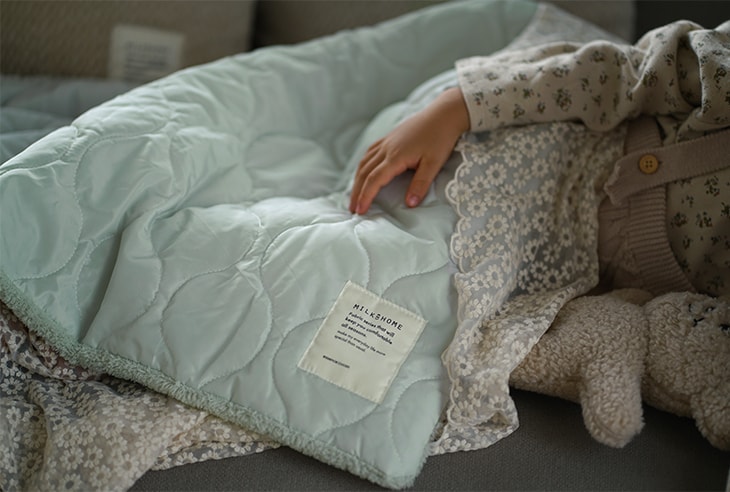 アウトレット】洗えるブランケット テディファー (80×120cm) | cucan