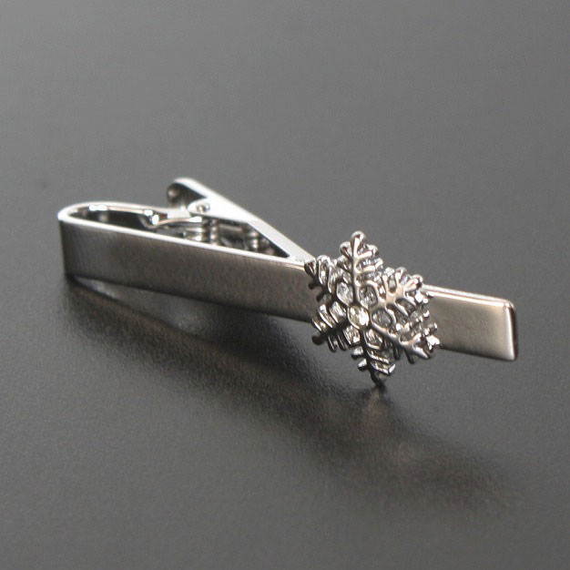 スノーフレークネクタイピン（タイバー）