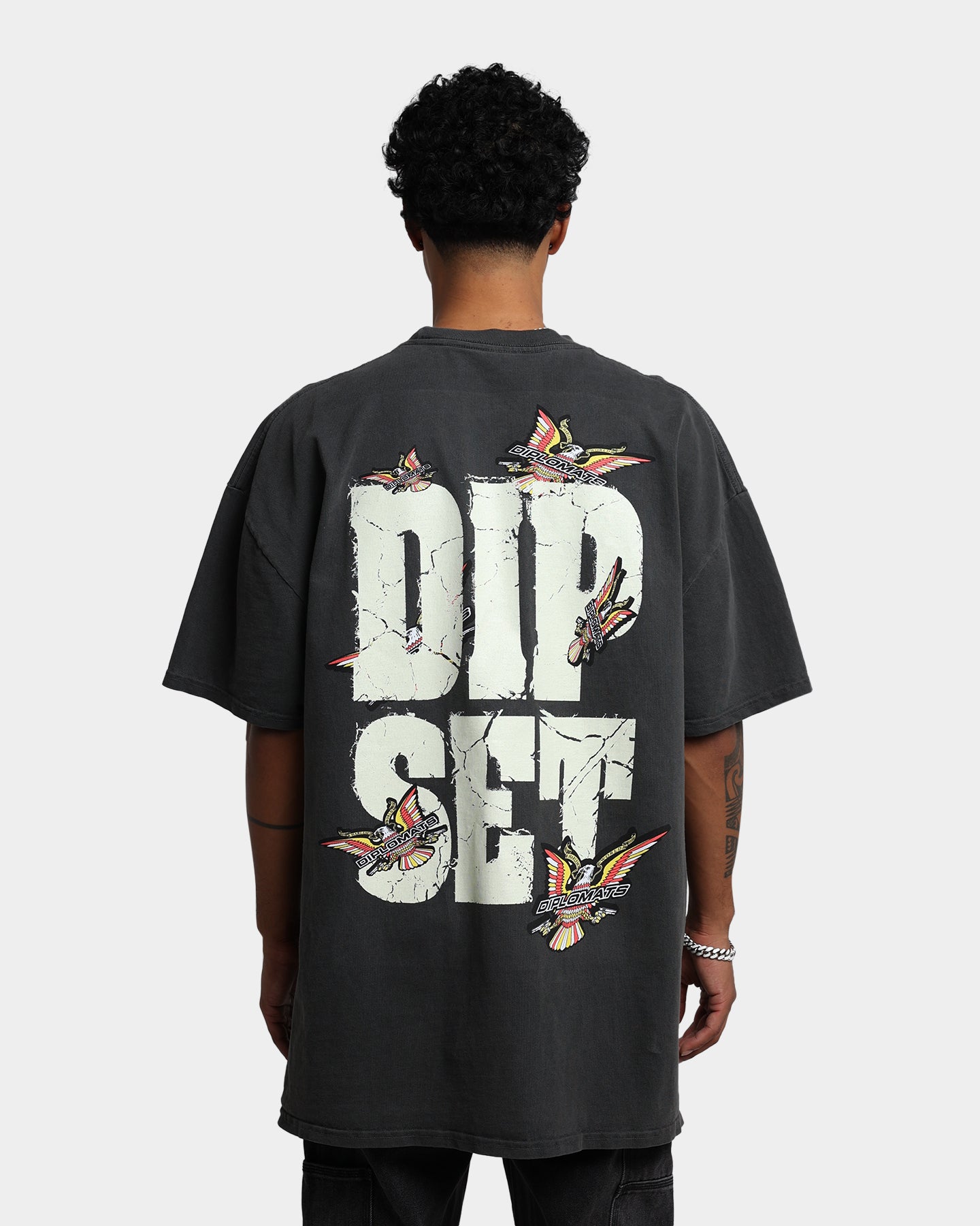 Dipset USA X Diplomats Juelz Santana Vintage T-Shirt Vintage Black