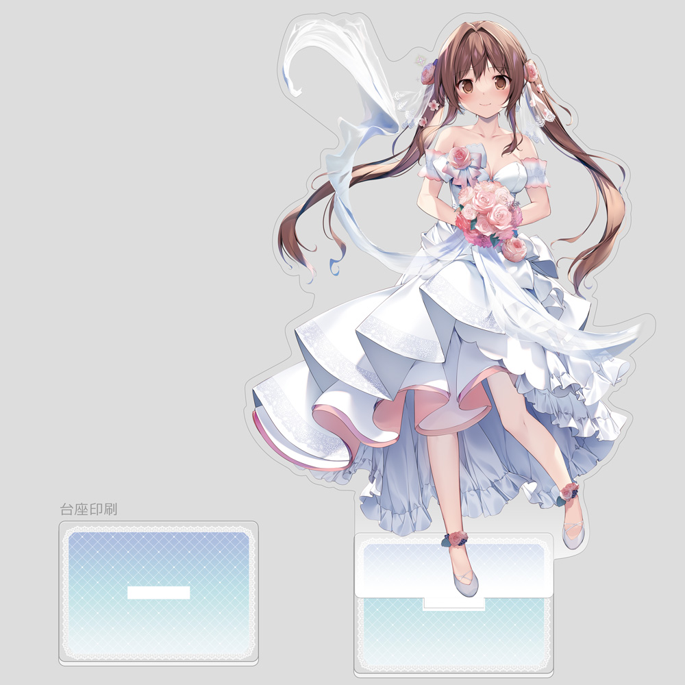 karory先生]描き下ろし特大アクリルスタンド（蒼海夏音／ウエディング