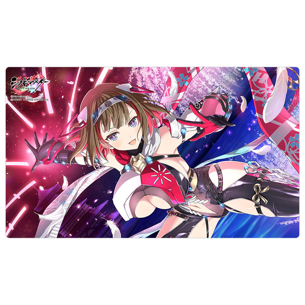シノビマスター 閃乱カグラ NEW LINK]ラバーマット（鴇／盛・伝説爆乳