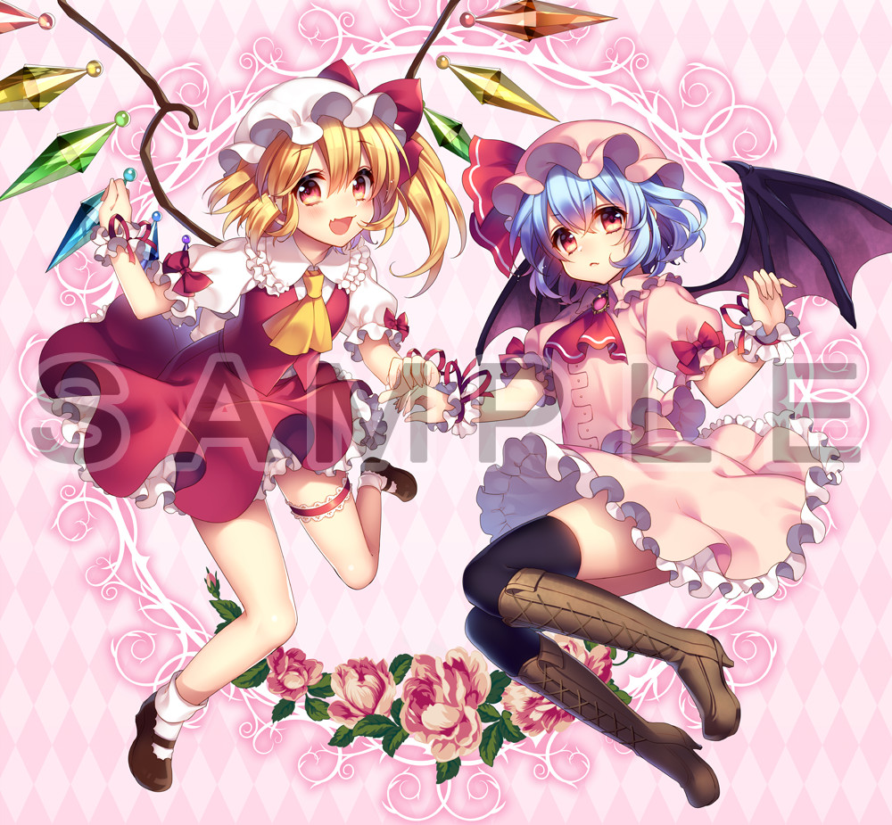 東方Project]まさる.jp先生 描き下ろし カーテン(レミリア＆フランドール)