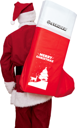 ストライダージャパン、トレジャーバッグとサンタブーツの両方が