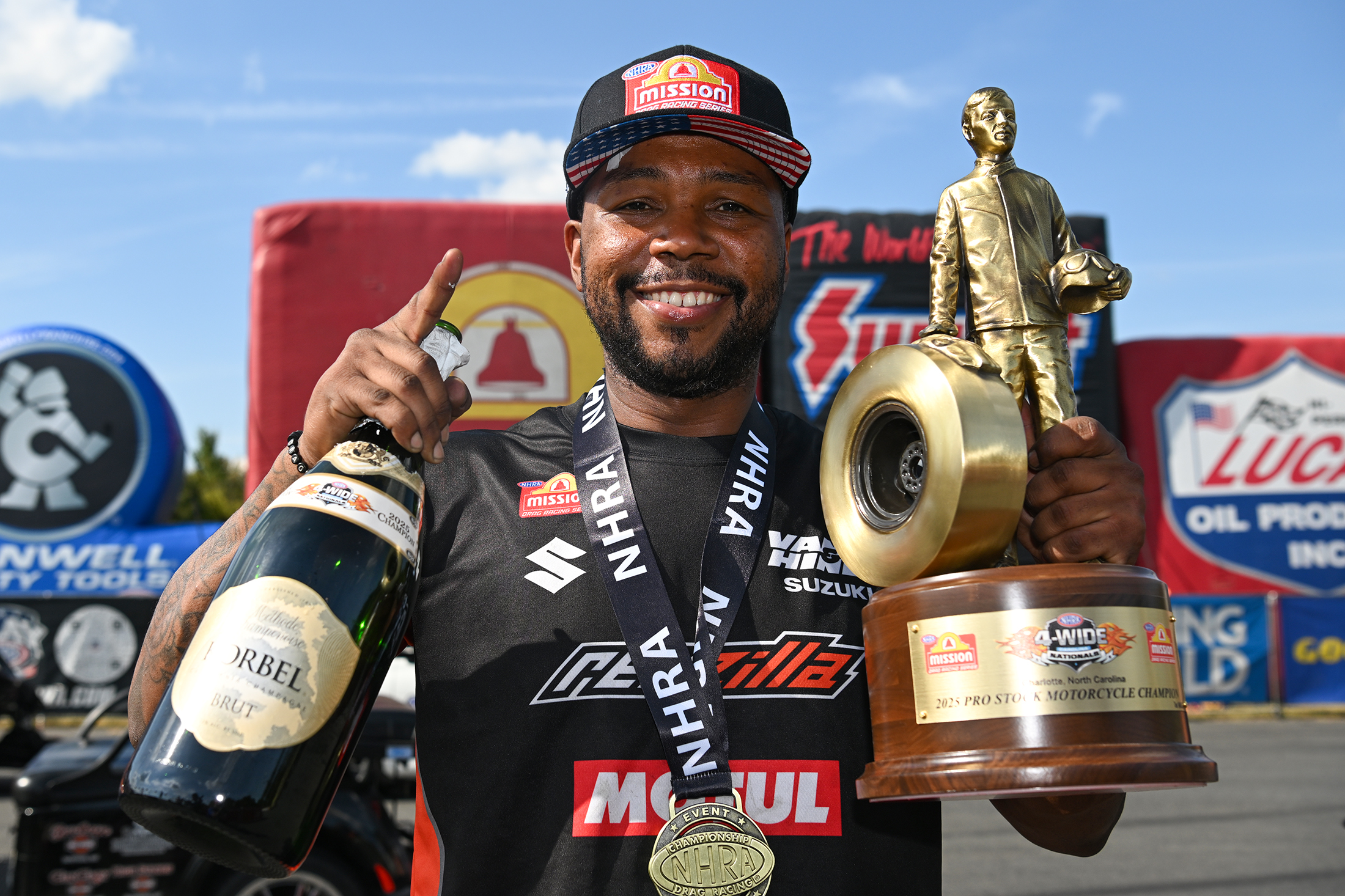 Richard Gadson Wins NHRA Pro Stock Motorcycle Championship – Drag