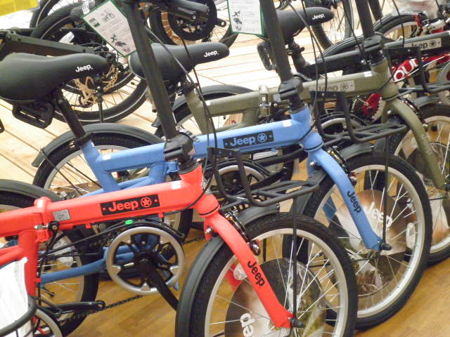 どこよりも早く！！JEEPの折りたたみ自転車 NEW MODEL 入荷しました