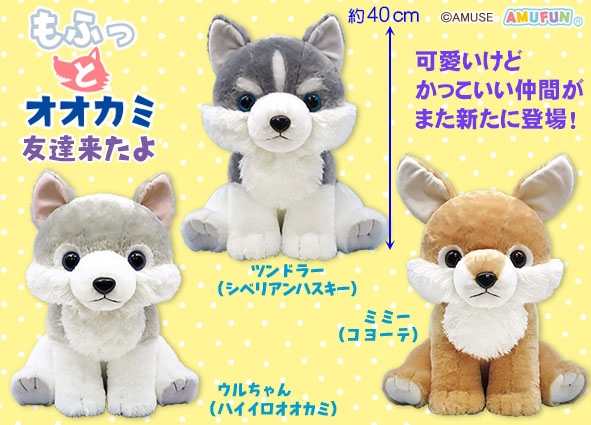 ≪11月の新商品≫アミューズプライズーNEW ITEM！☆もふっとオオカミ
