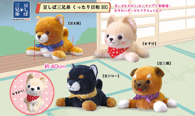 8月新商品》豆しば三兄弟～くったり日和～｜アミューズ最新情報