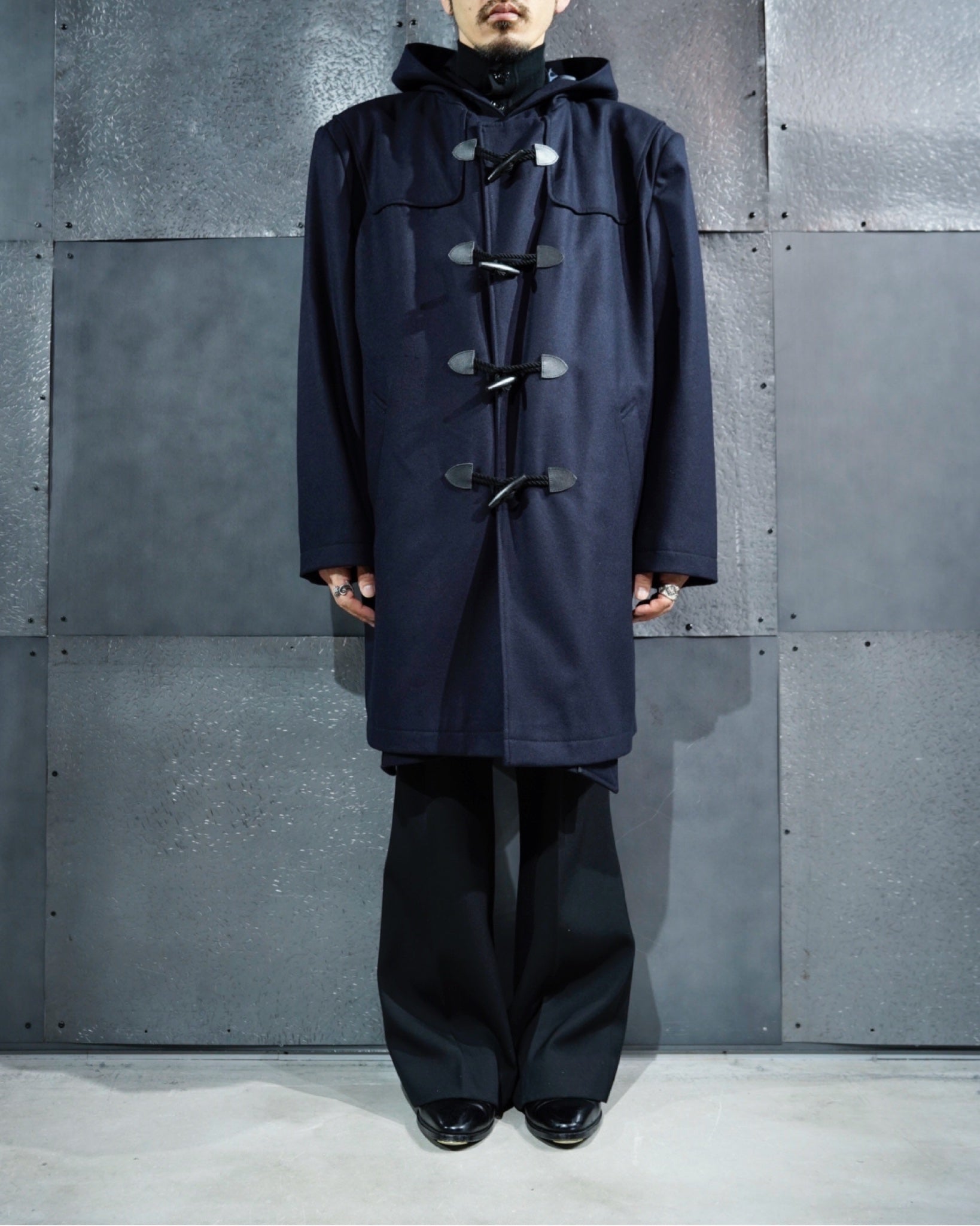 KEISUKEYOSHIDA(ケイスケヨシダ)-Duffle Cape Coat-Amanojak.