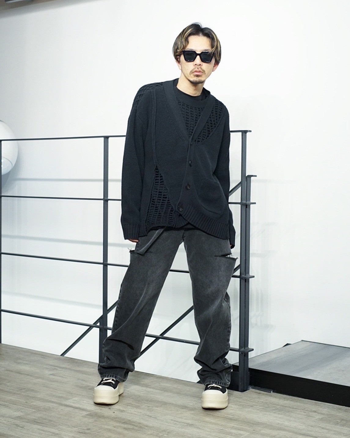 Maison Margiela(メゾンマルジェラ) -CUT OUT DENIM PANTS-Amanojak.