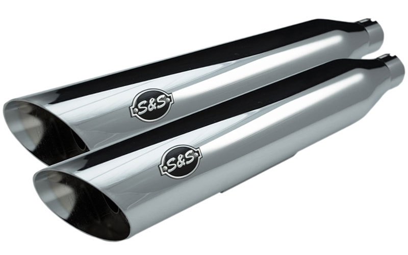 スラッシュカット スリップオンマフラー ダイナモデル用 - S＆S