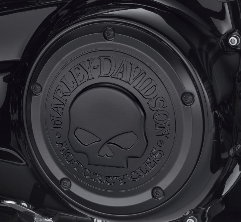 スカル ダービーカバー ブラック - Harley Davidson | アンバーピース