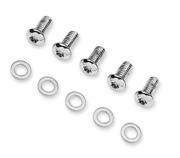 クロームダービーカバースクリューキット - Harley Davidson