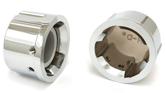 スカル フロントアクスルナットカバー - Harley Davidson | アンバーピース