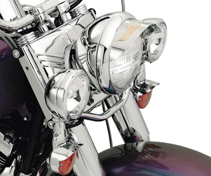 ウィングイーグルロゴ・ヘッドライトバイザー - Harley Davidson