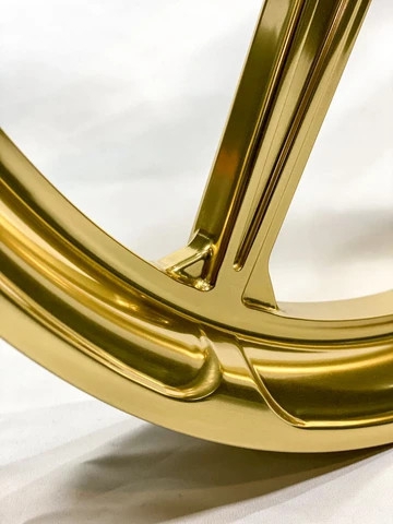 スラント 5 ホイール ゴールドアルマイト - Ken's Factory | アンバー