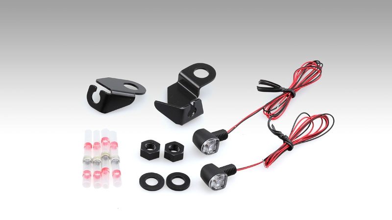 NANO シングル LED ウインカーランプ ＆ ミラーボルトマウントステー