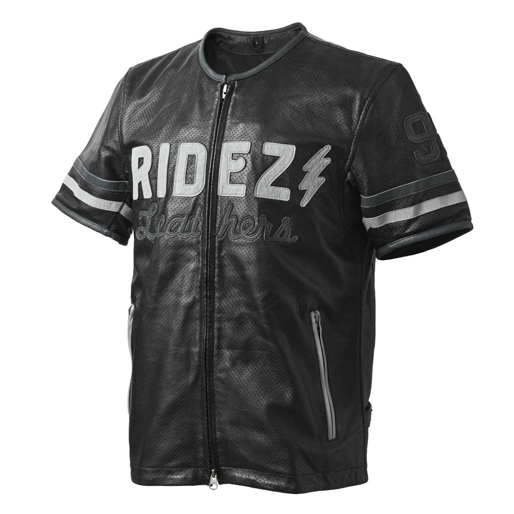 98 S/S ハーフスリーブ レザージャケット - RIDEZ | アンバーピース