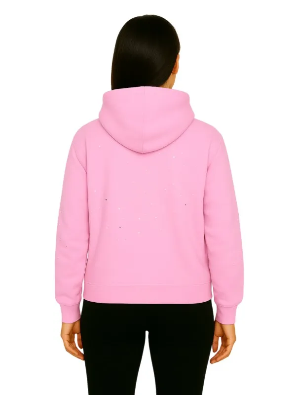 Pink Atlanta Spider Hoodie Bold Urban Style - America Jackets