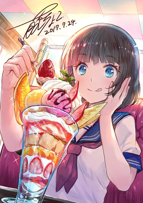 イラストレーター藤ちょこさん ライブペイント!-大阪アミューズメント