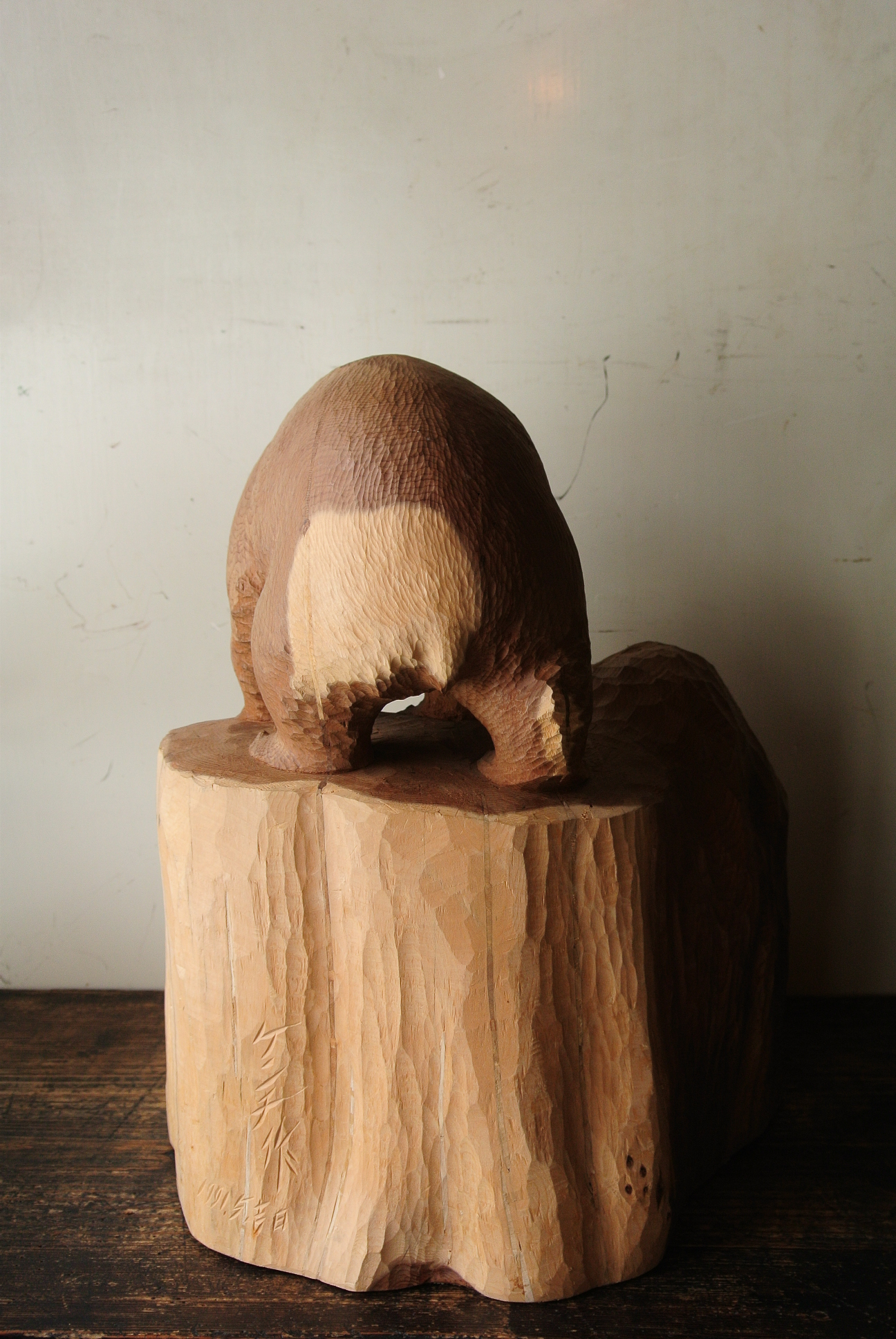 平塚賢智の木彫り熊 - アンティーク雑貨・古道具の札幌 アンティーク