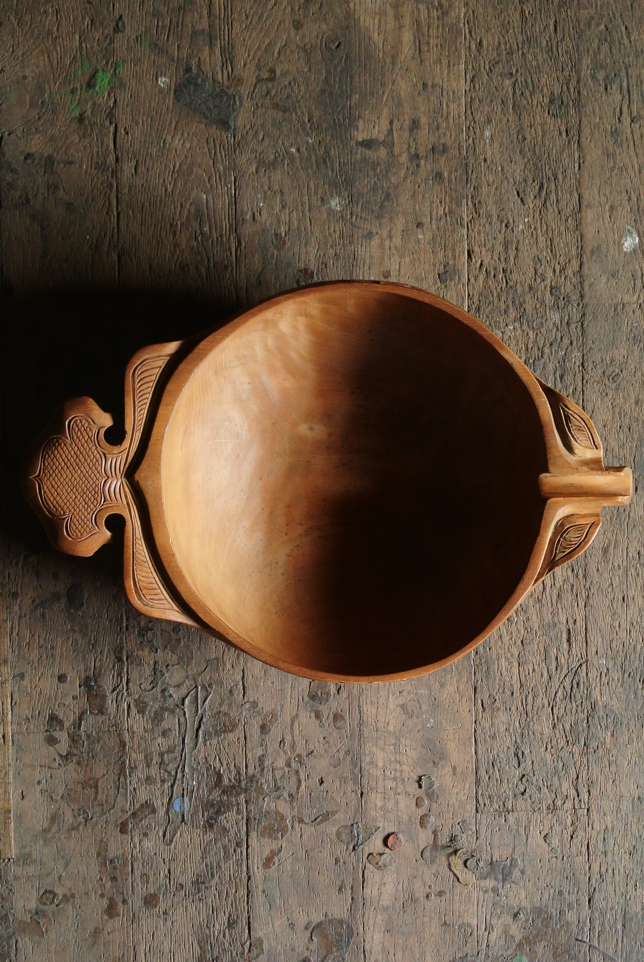 二谷勇吉 作 ニマ（木鉢） - アンティーク雑貨・古道具の札幌