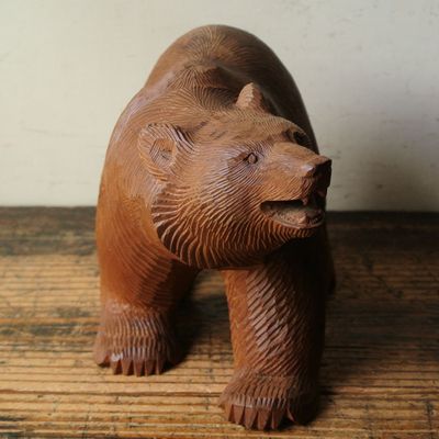 八雲の木彫り熊 - アンティーク雑貨・古道具の札幌 アンティーク