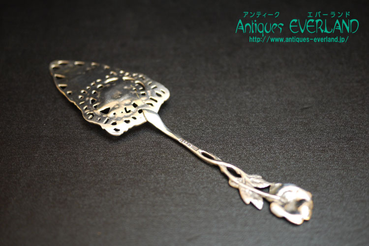 シルバー 純銀 ケーキサーバー 薔薇 - アンティーク エバーランド