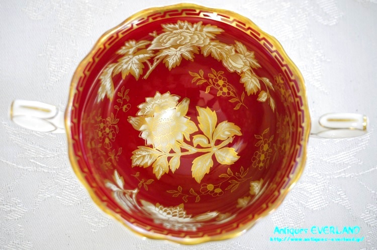 ウェッジウッド トンキン ルビー コンソメ カップ&ソーサー セット