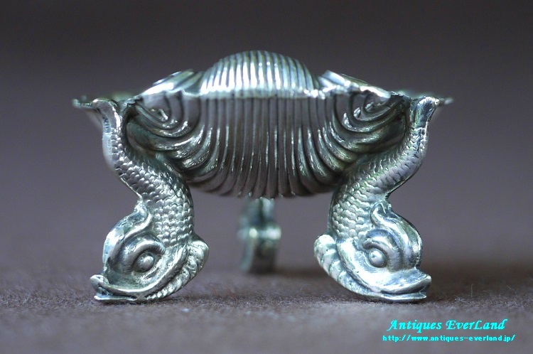 シルバー ソルトディッシュ シェル 貝型 オリジナルボックス入り