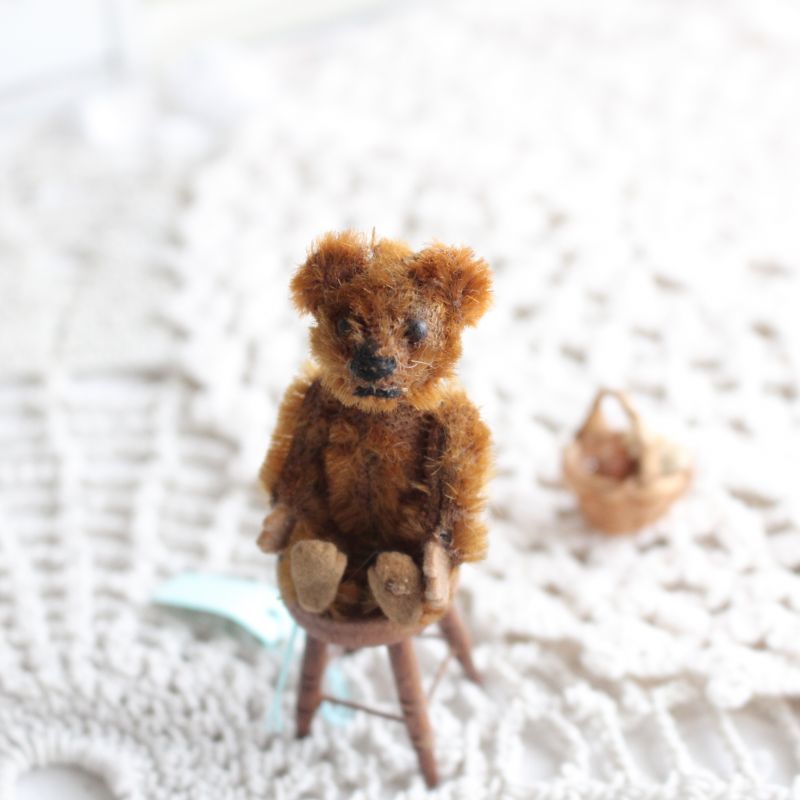 シュコー社アンティークピッコロシリーズテディベア/Antique Teddybear