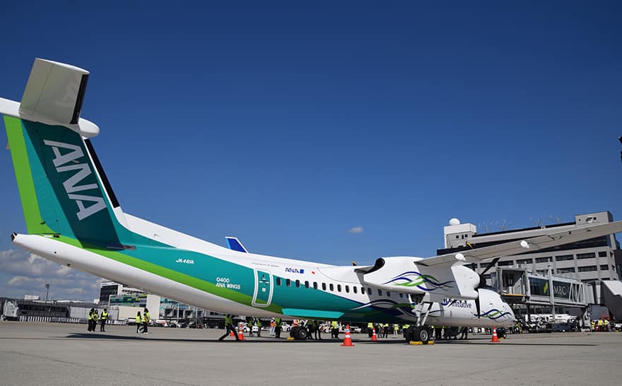 ANA Future Promise Propが就航しました | DHC-8-400就航20周年記念