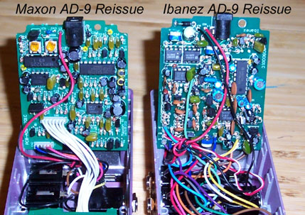 Ibanez vs. Maxon AD-9 Delay Comparison