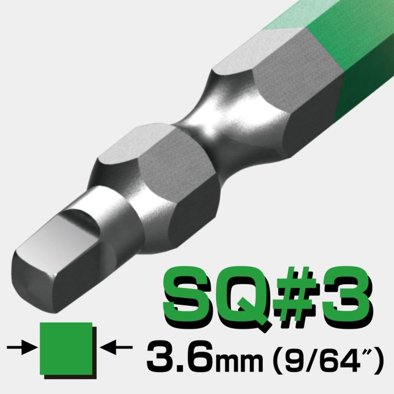 四角＆プラスカラービット 2本組 □3×＋2×110 | ANEXブランドの