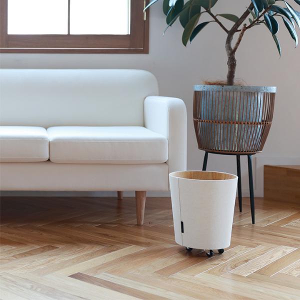 bon moment すいーっと動かせる キャスター付きゴミ箱／ボンモマン