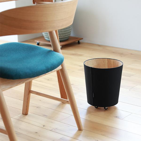 bon moment すいーっと動かせる キャスター付きゴミ箱／ボンモマン