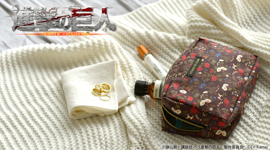 進撃の巨人｜スクエアポーチ