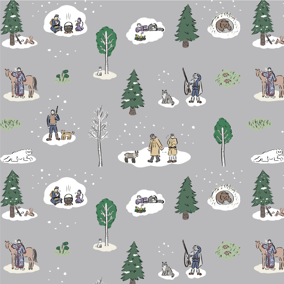 ゴールデンカムイ｜ビッグブランケット